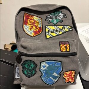 Gray Hogwarts House Backpack